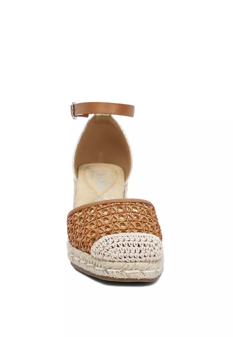 Tan Wedge Heel Espradilles