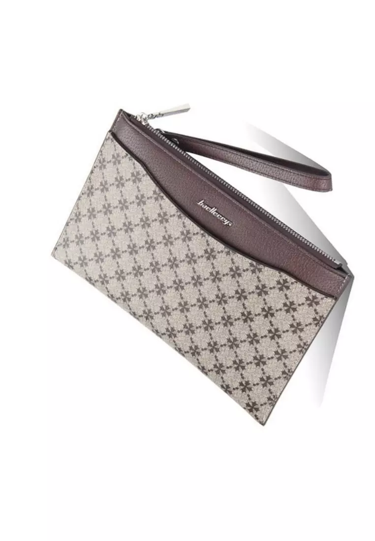 Dompet Clutch Pria Wanita Resleting Bahan Kulit PU Leather Premium Quality ORIGINAL