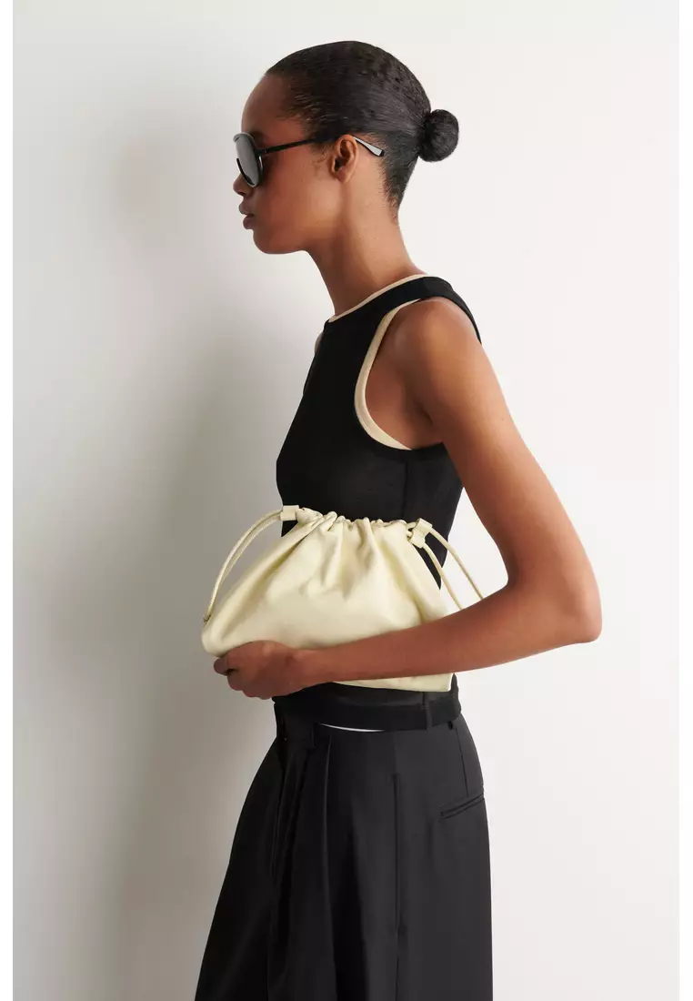 Mini Cavatelli Clutch Bag - Leather
