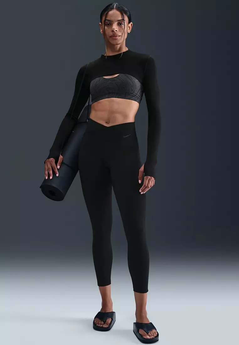 Zenvy Light-Support Padded Printed Sports Bra