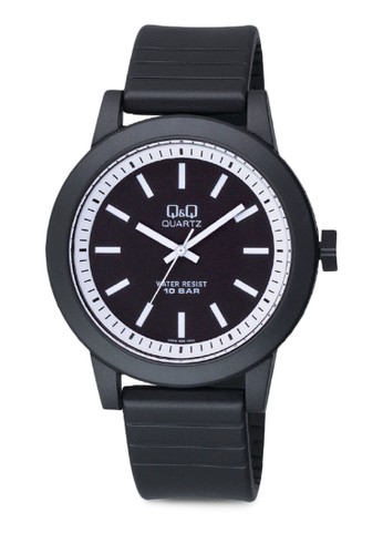 Q&esprit auamp;Q VR10J004Y 彩色圓框手錶, 錶類, 其它錶帶