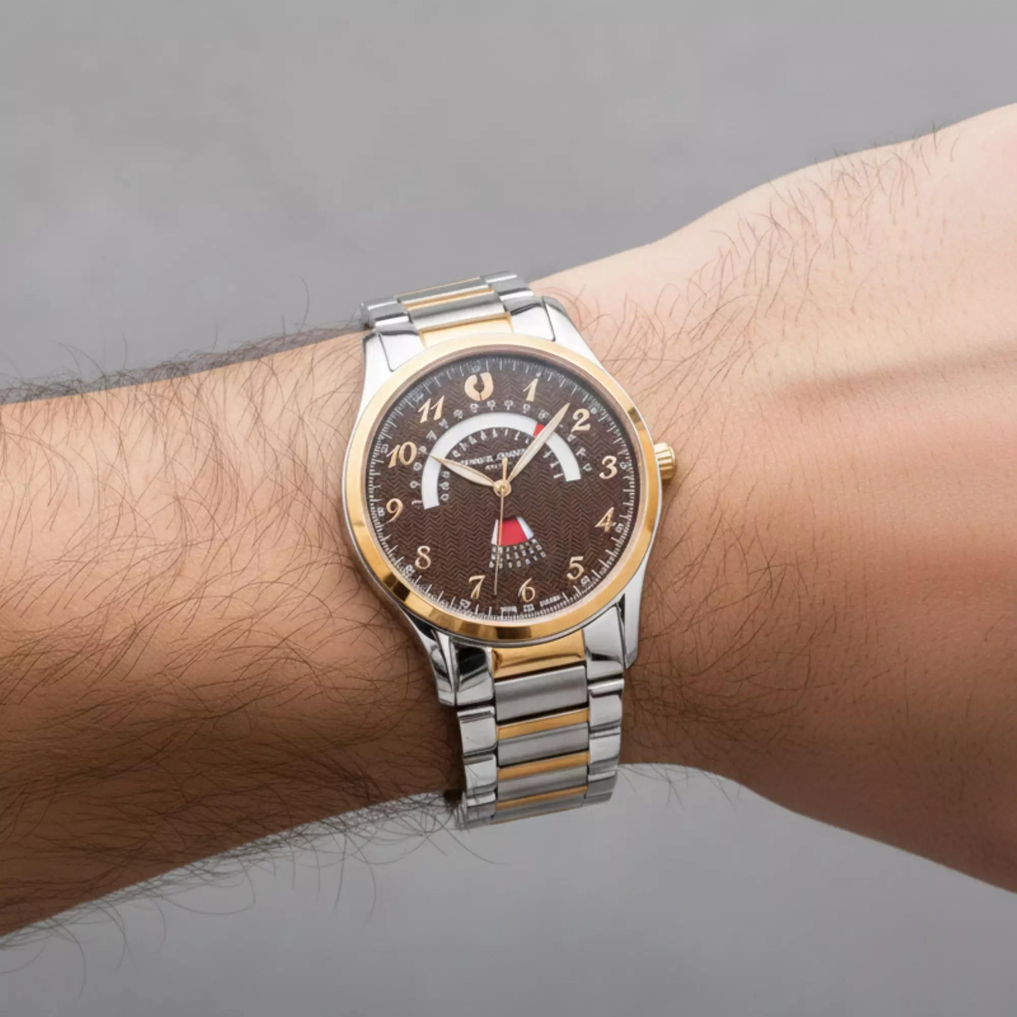 Charles Jourdan CJ1056-1644- Jam Tangan Pria - Silver Rosegold