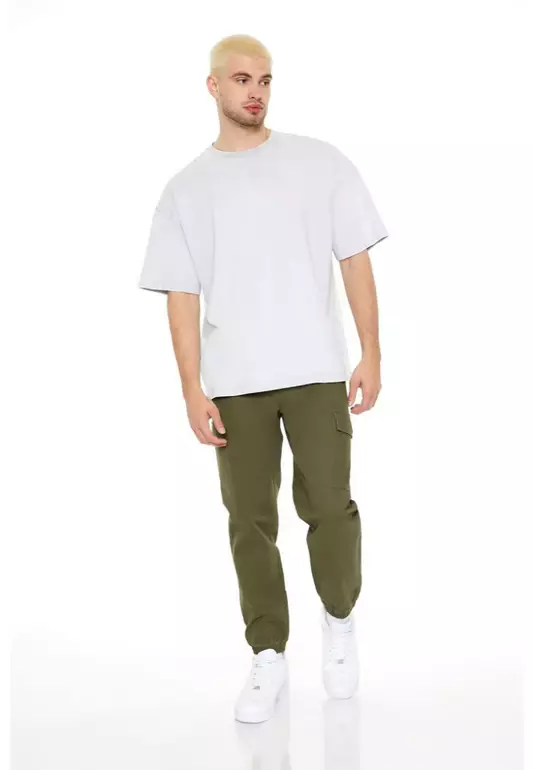 Drawstring Cargo Joggers