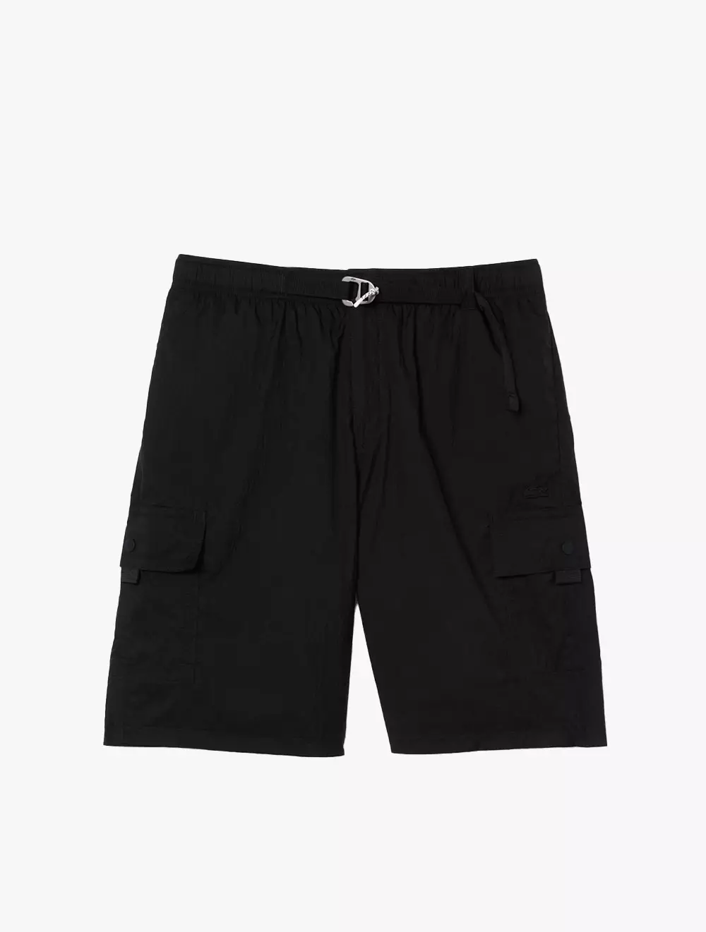 Relaxed Fit Cargo Shorts - Black