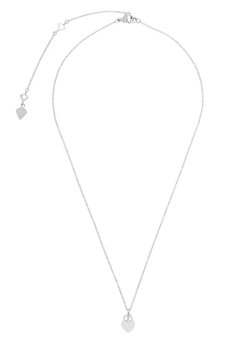 Wanderlust + Co Engravable Heart Necklace 2024 | Buy Wanderlust + Co ...