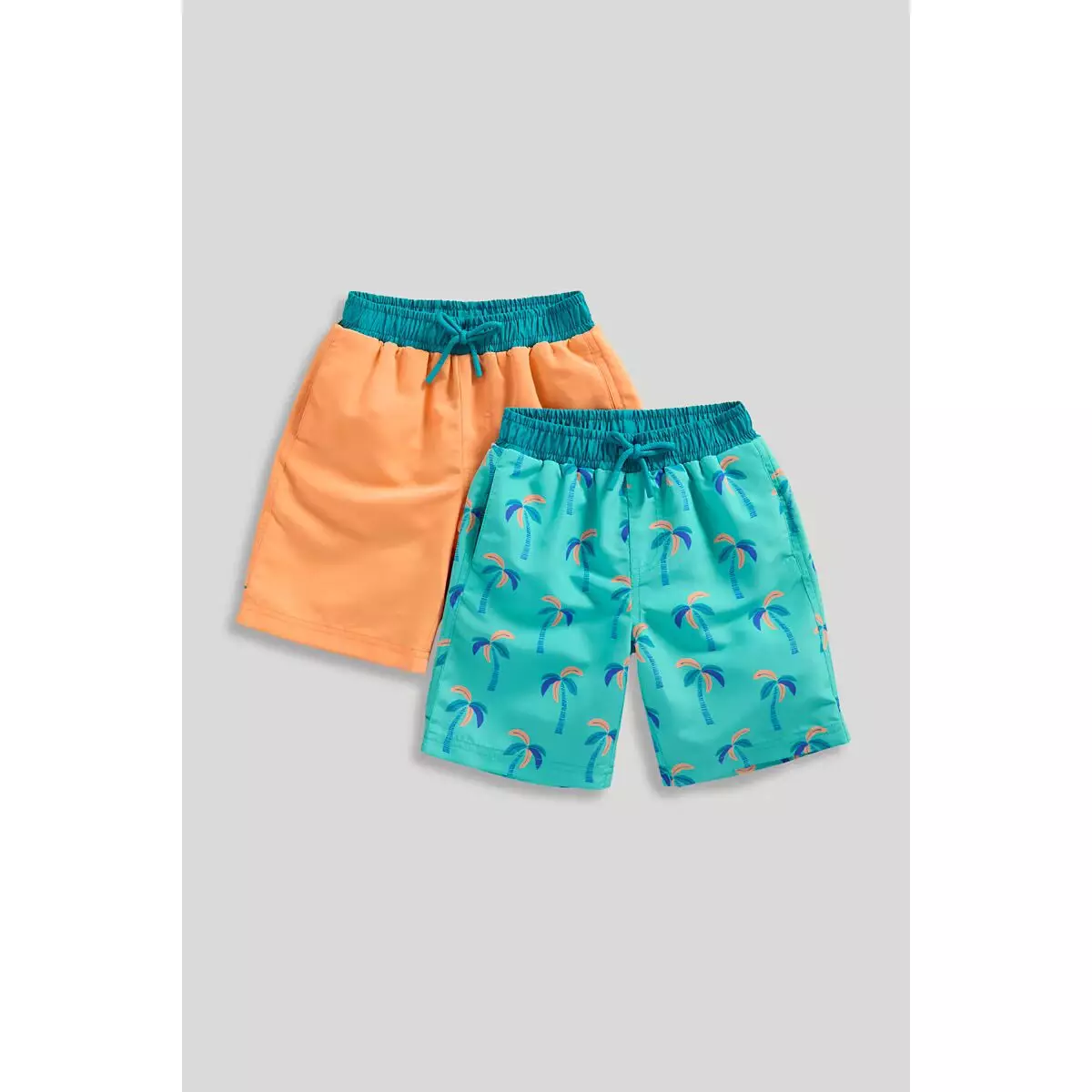 Mothercare Neon Swim Shorts - 2 Pack - Celana Renang Bayi Laki-laki (Hijau)