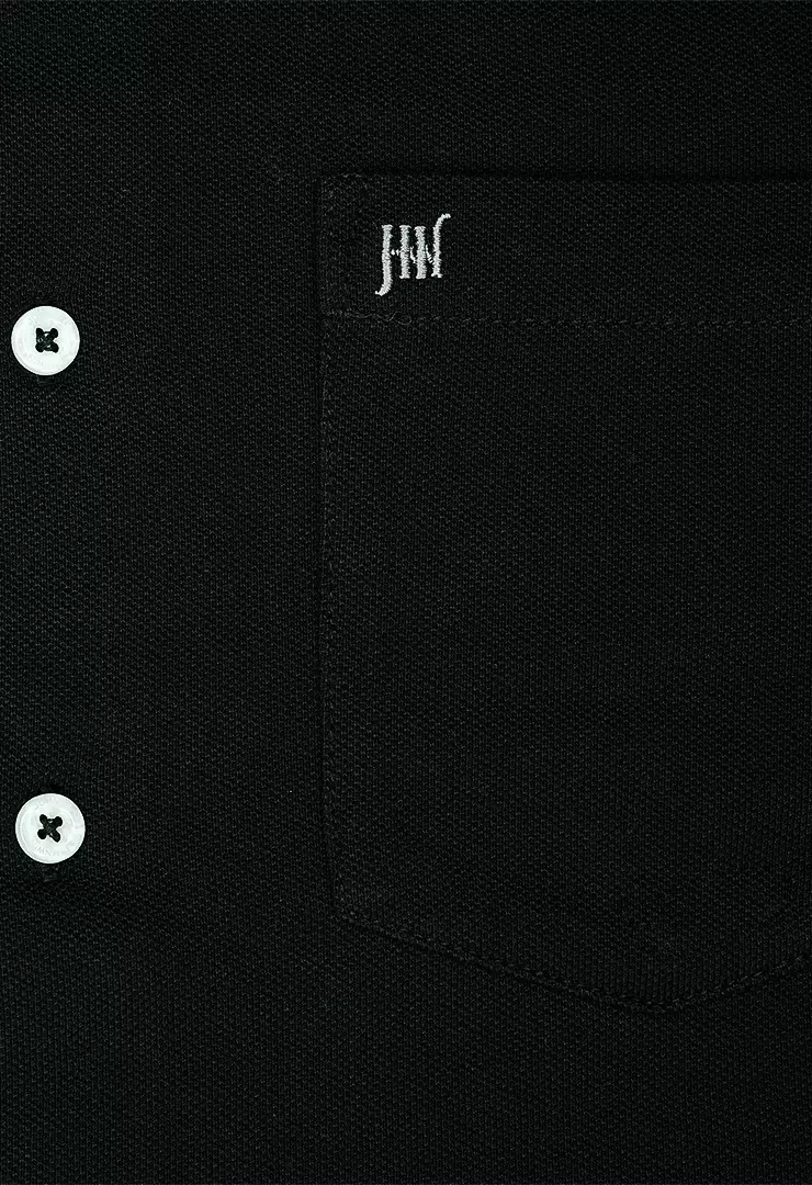 Johnwin - Kemeja Formal Pria - Model Basic - Katun Knitting - Lengan Panjang - Slim Fit - Milan Collection