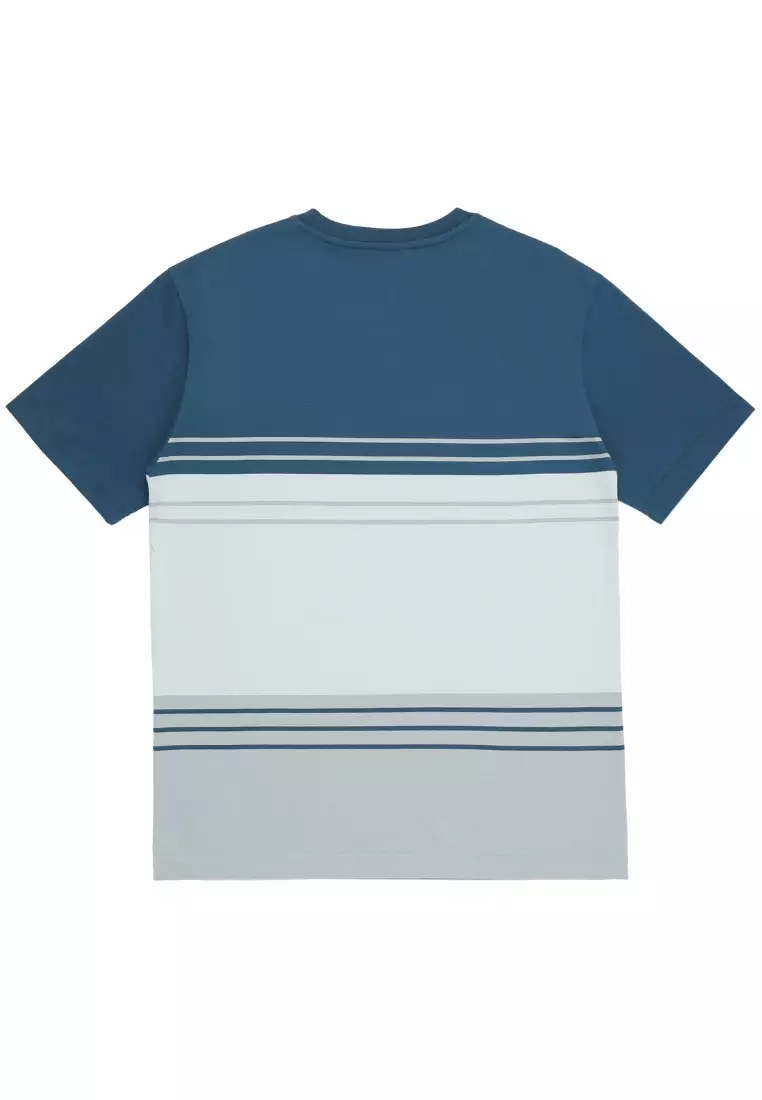 POLICE T-Shirt Salur Bordir Cotton Premium Pria