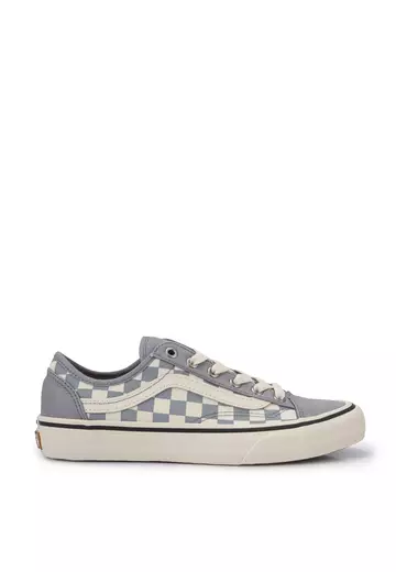 Checkerboard clearance vans gray