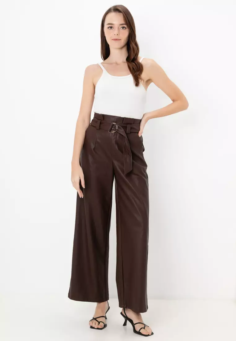 Lily's Trousers With Buckle Belts