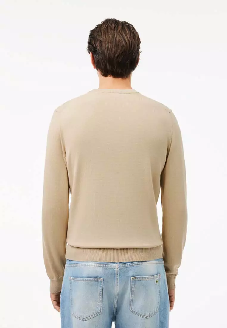 Crew Neck Cotton Sweater