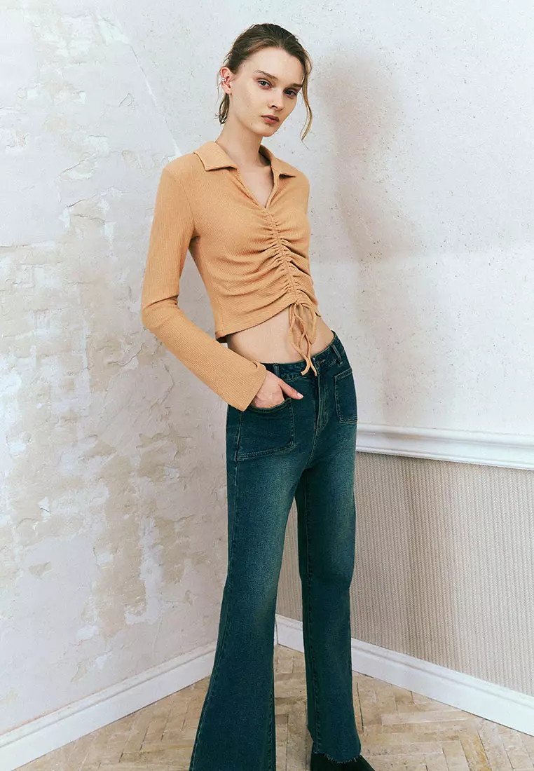 Collared Neck Skinny T-Shirt