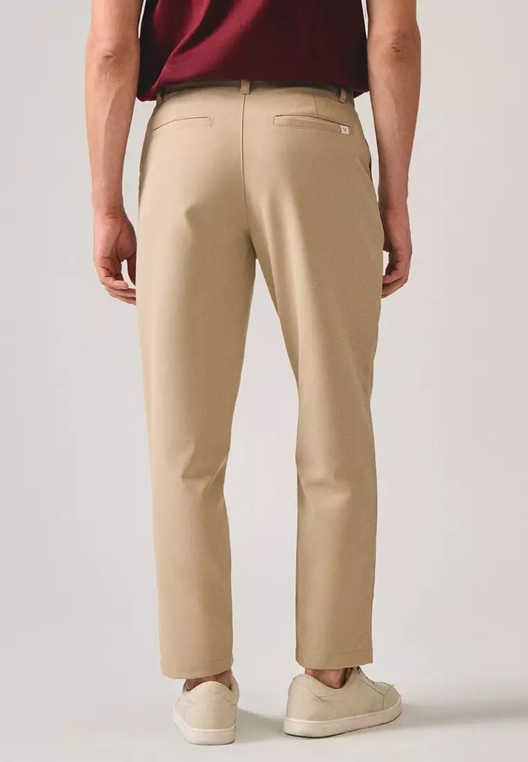 Slim Fit Canvas Trousers