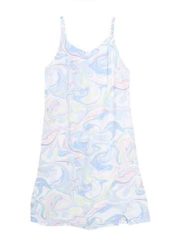 Abercrombie & Fitch multi Bib Slip Dress CADE8KA74664FCGS_1