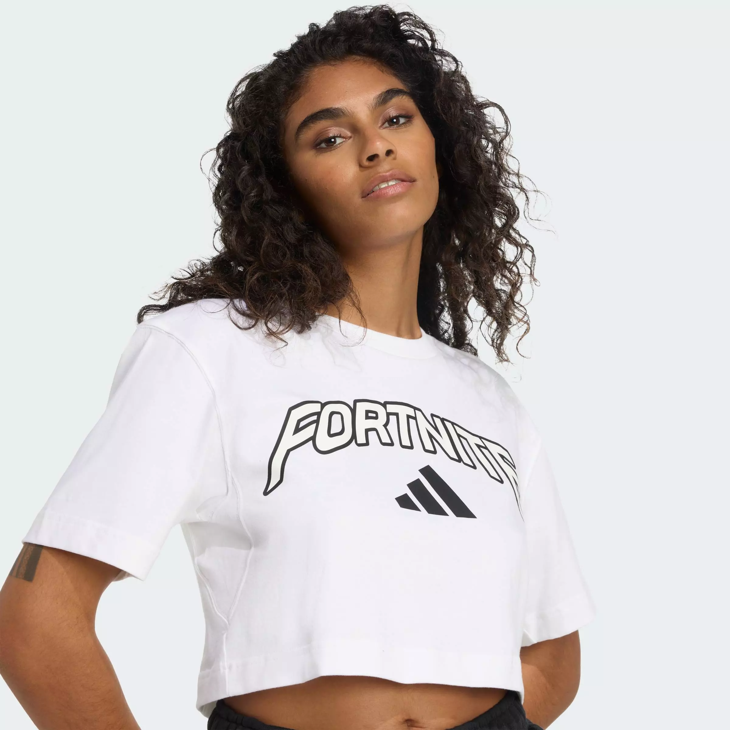 adidas x Fortnite Crop Tee