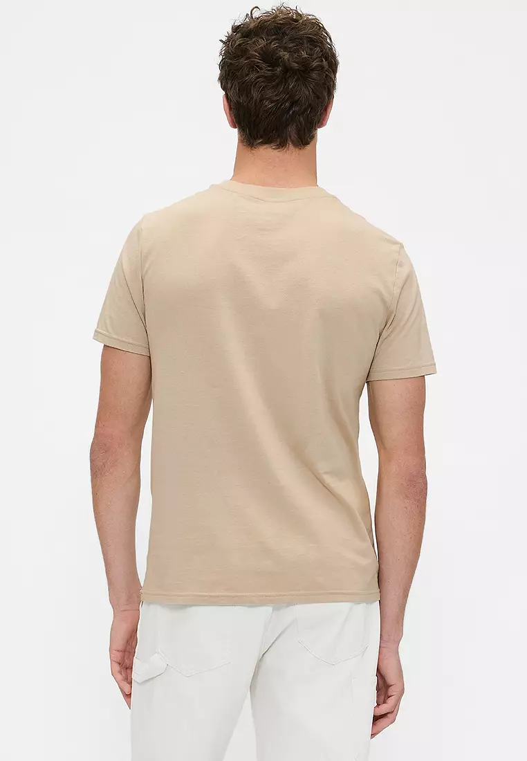 Fashion Short Sleeve Pocket Tee Logo