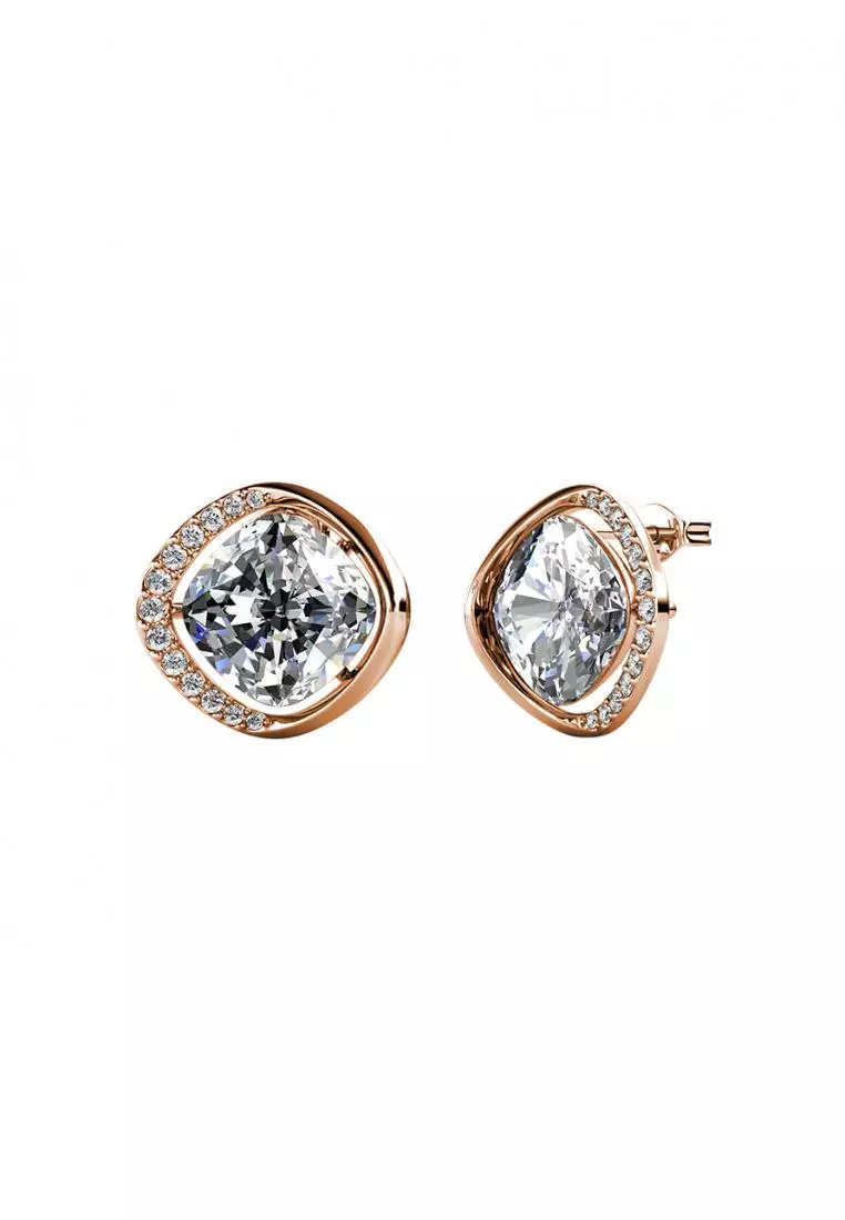 London Crystal Earring RG - Anting Crystal by Her Jewellery