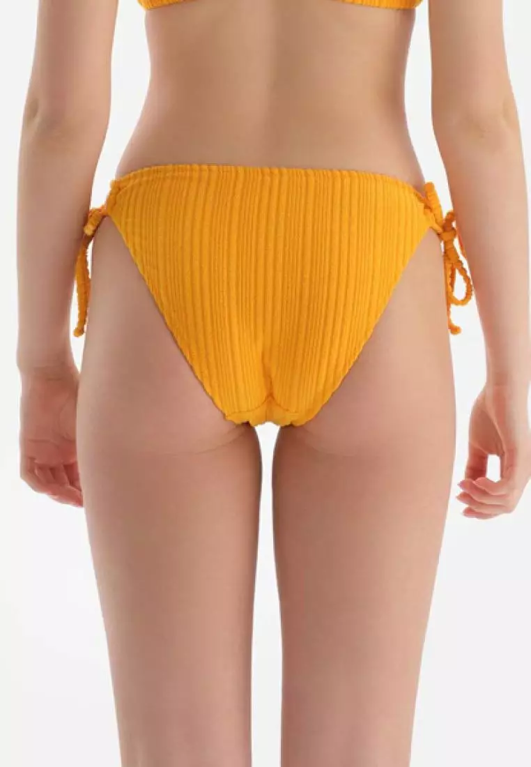 Yellow Briefs Bikini Bottom, Swimwear for Women