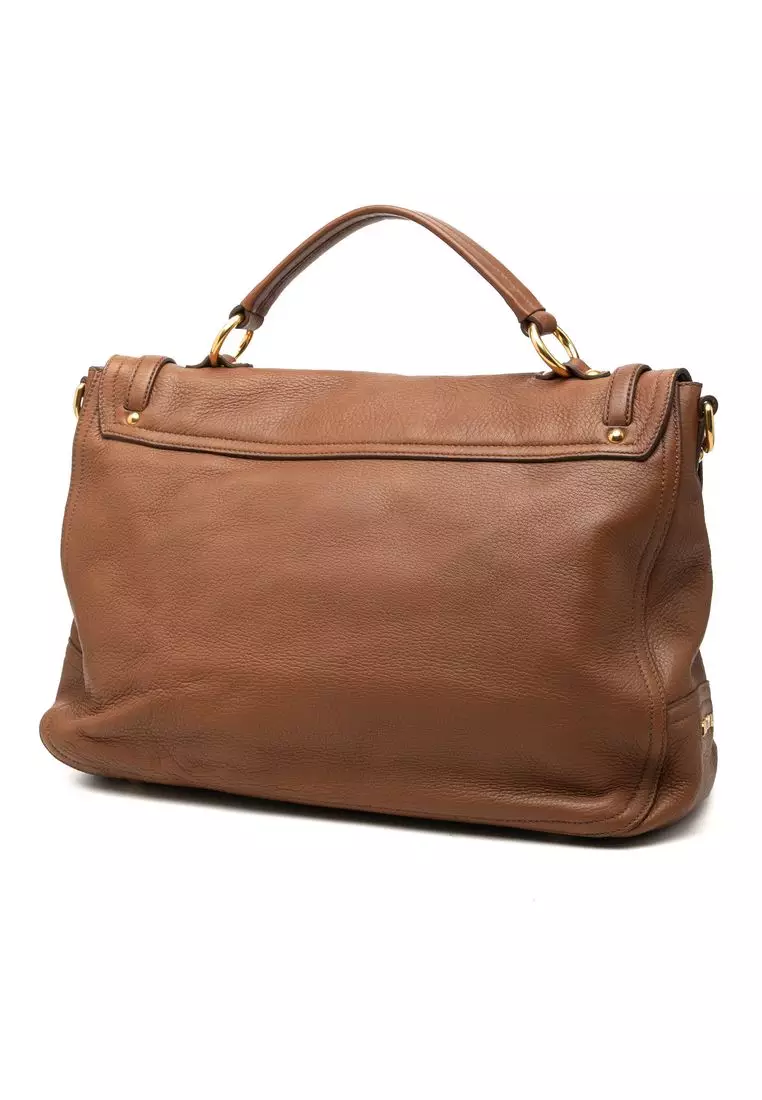 Pre-Loved Miu Miu Cervo Paloma Top Handle Bag