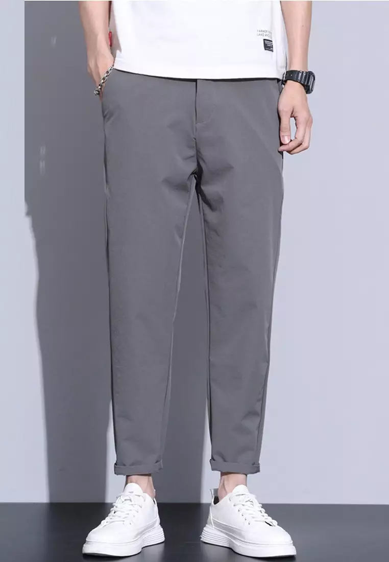 Elasticated Waist Ankle Pants
