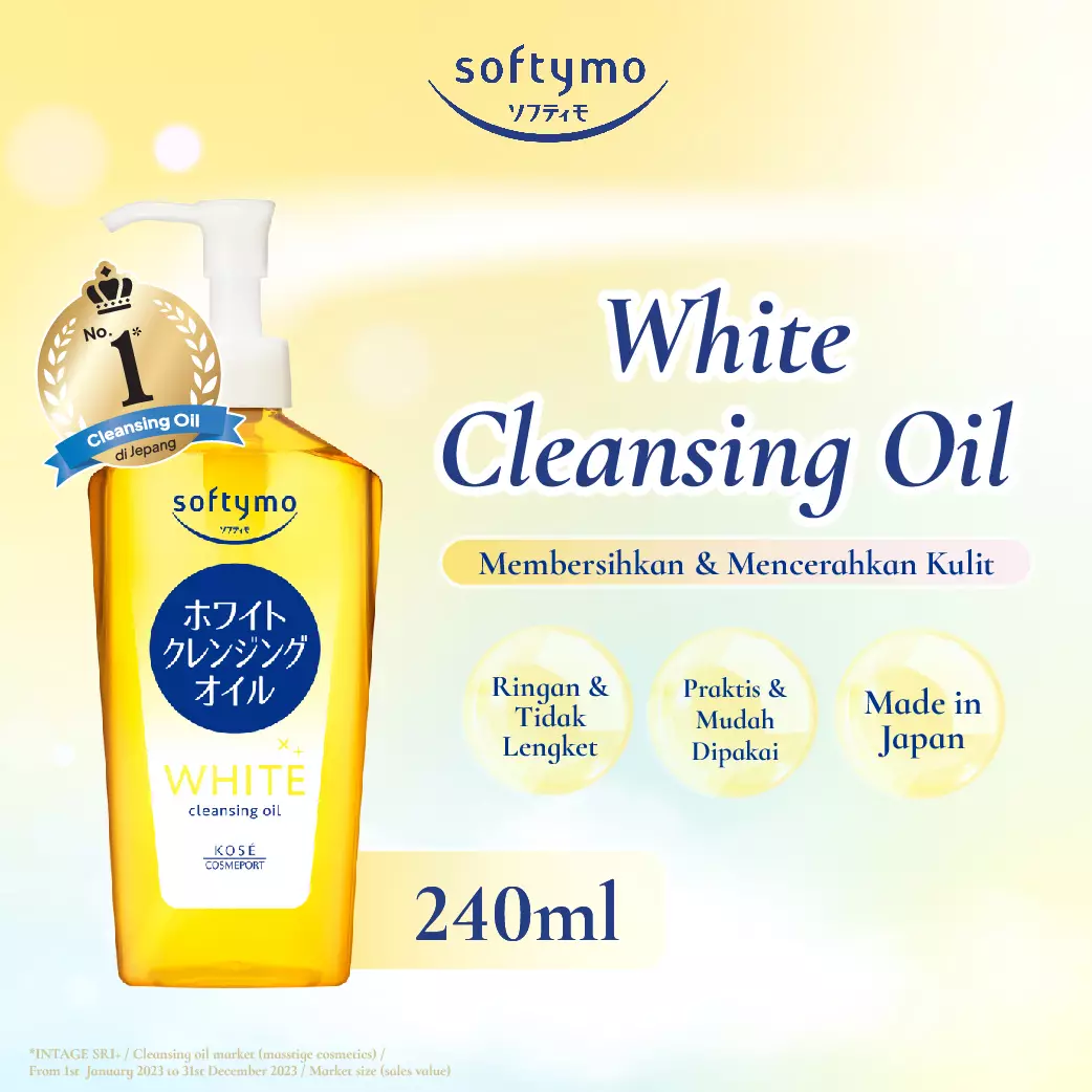 KOSE SOFTYMO White Cleansing Oil 240ml (Makeup Remover)