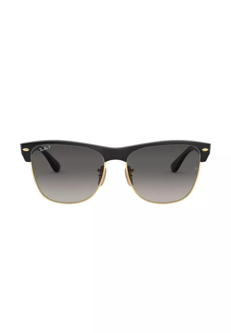 Ray Ban Clubmaster Oversized RB4175 877 M3 Men Global Fitting Sunglasses Size 57mm