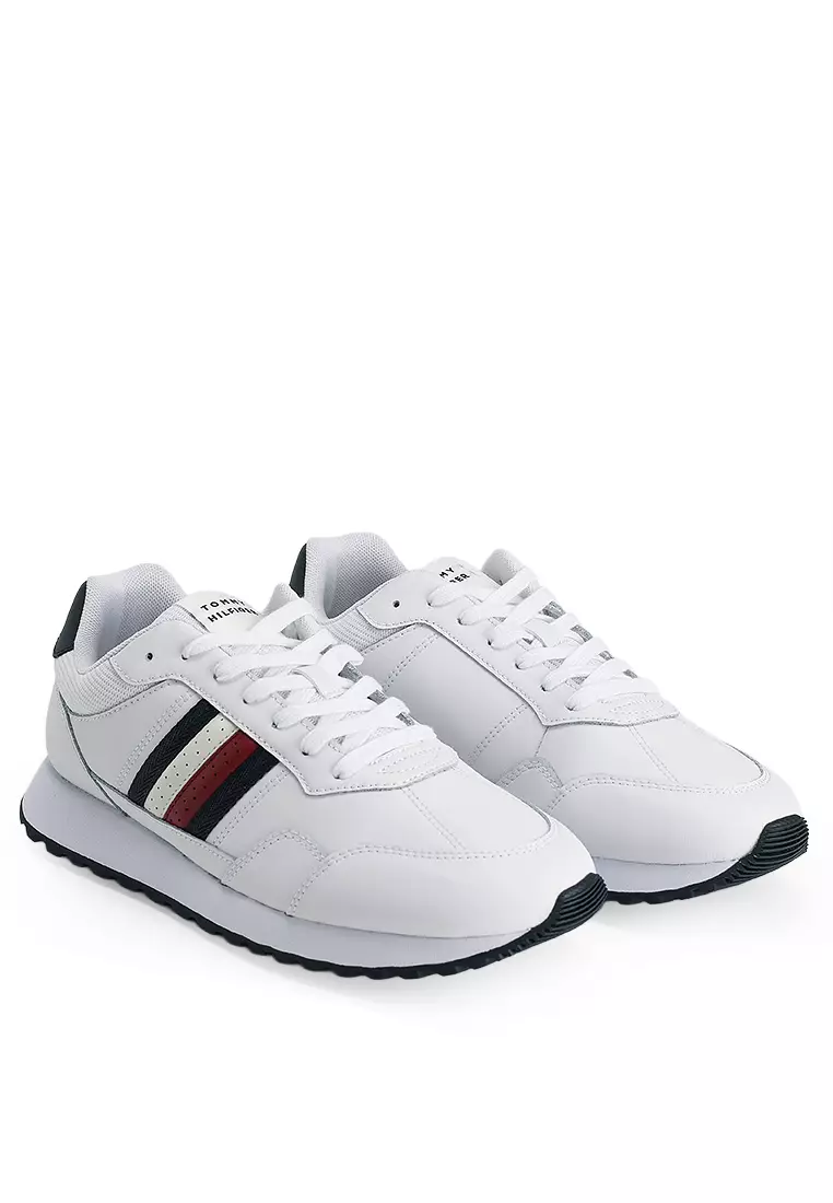 New Runner EVA Leather Stripes Sneakers - Tommy Mainline