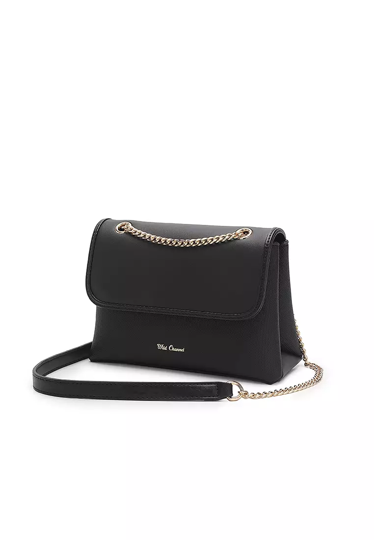 Women's Sling Bag / Crossbody Bag (斜孭袋) - 黑色
