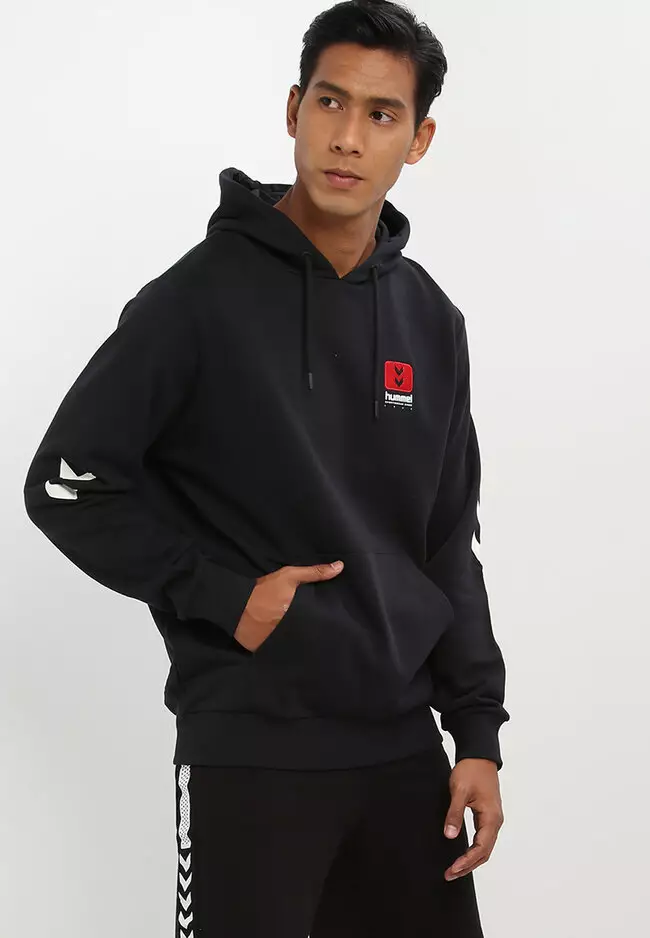 Hummel LEGACY LOGO HOODIE LEGACY REGULAR PANTS - Tracksuit - black