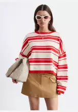 White/Red Stripes