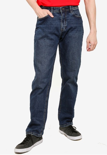 Buy Springfield Dark Wash Regular Fit Jeans Online Zalora Malaysia