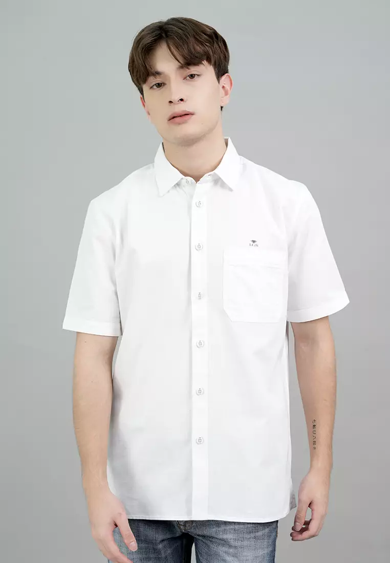 LGS - Lucas Collection - Kemeja Casual Pria Regular Fit - Katun - Lengan Pendek - CSH.271.S1097
