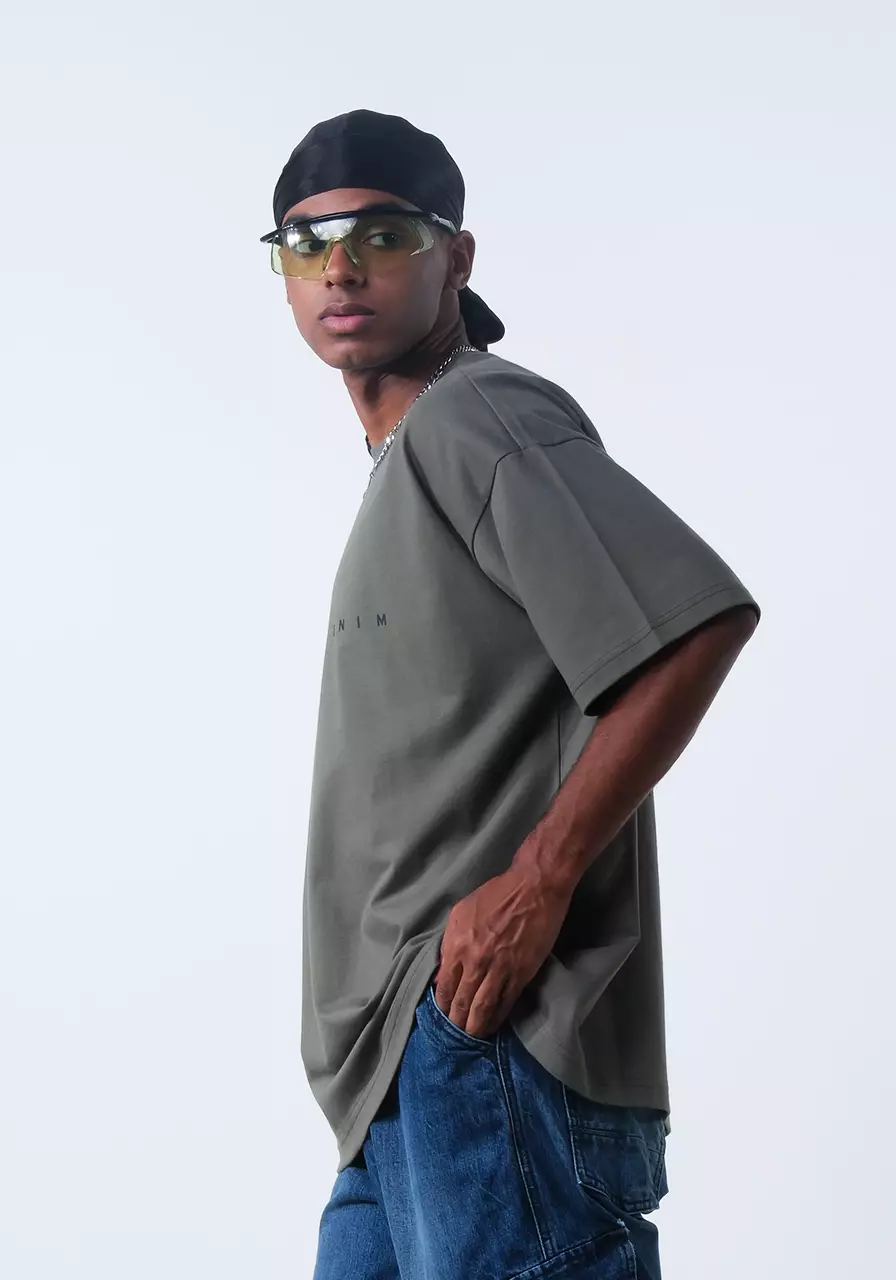 Kaos Pria Relaxed Aza Olive