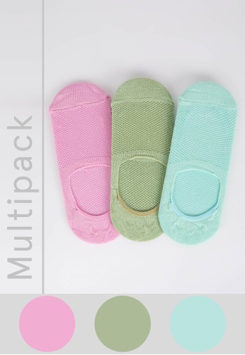 DeFacto multi 3-Pack Footsie Socks 2A471AAA7F9E0DGS_1