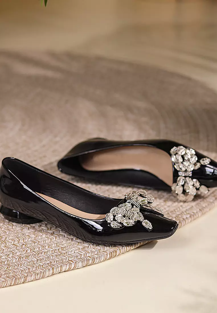 Cheap rhinestone top shoes