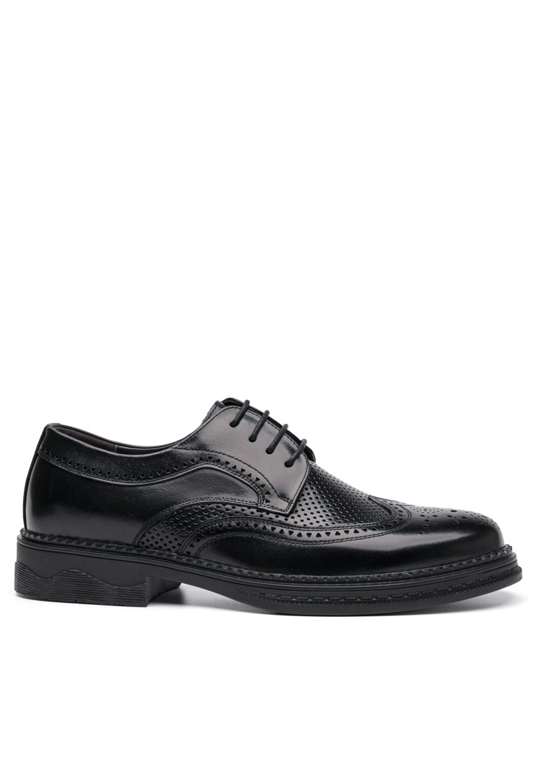Hollow Out Style Brogues Grain Leather Derbys MK5006