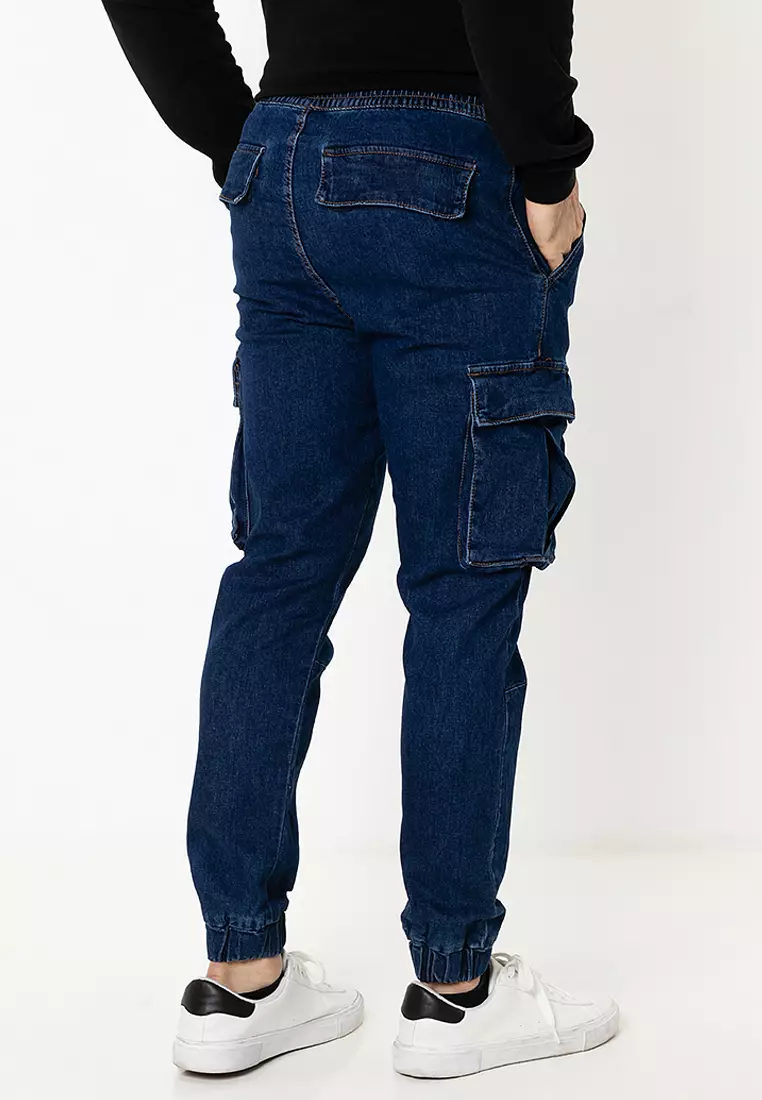 Slim Denim Joggers