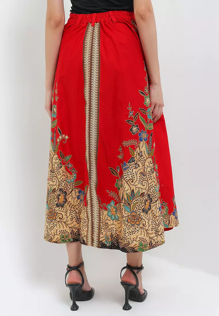 Elastic-waisted Long Skirt Alaia+Lining