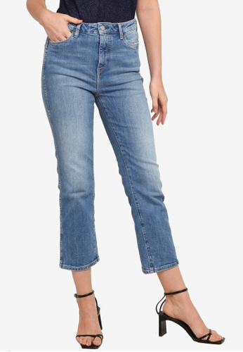 Buy Pepe Jeans Dion 7 8 Cropped Flare Jeans 2020 Online Zalora Singapore