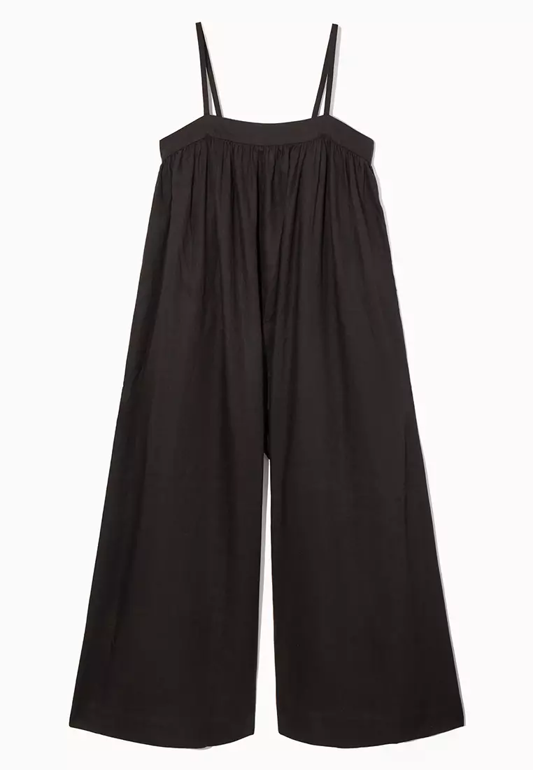 Buy COS SquareNeck Linen Jumpsuit Online ZALORA Malaysia