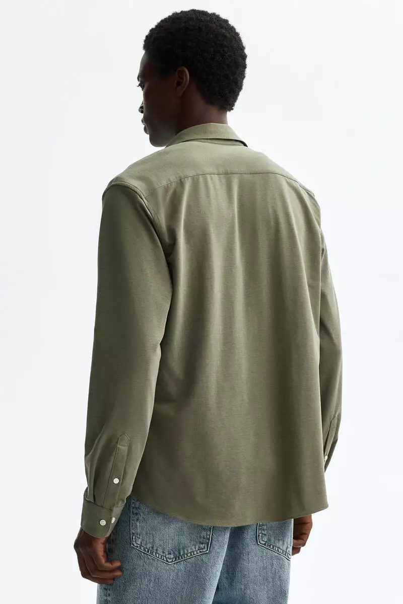 Four-Way Stretch Slim Fit Shirt