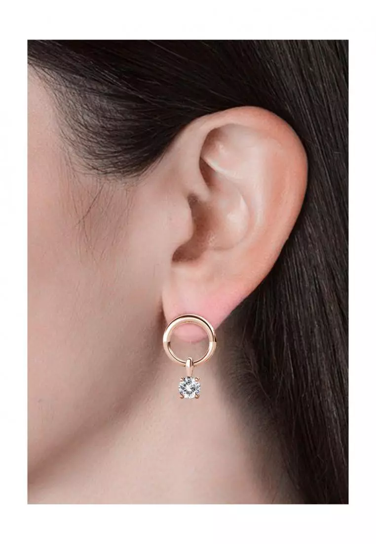 Octavia Earring RG - Anting Crystal Swarovski® by Her Jewellery