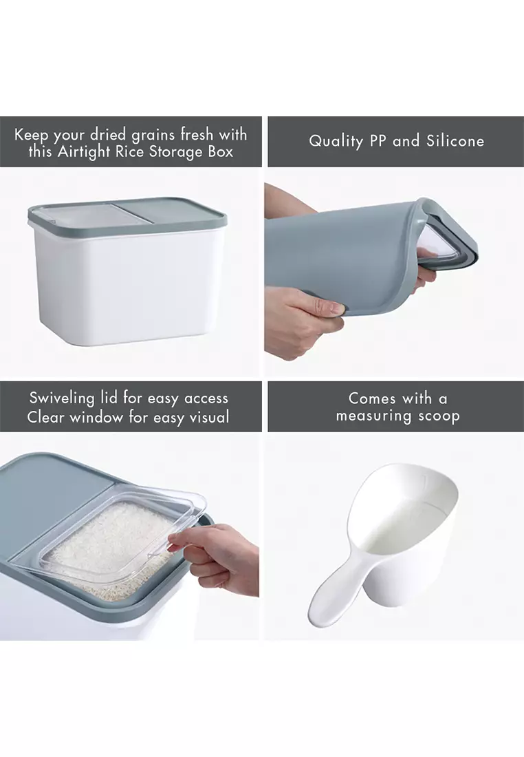 Qoo10 - ODOROKU 10/20 kg Large Rice Storage Containers with Lids Airtight  with : Kitchen & Dining