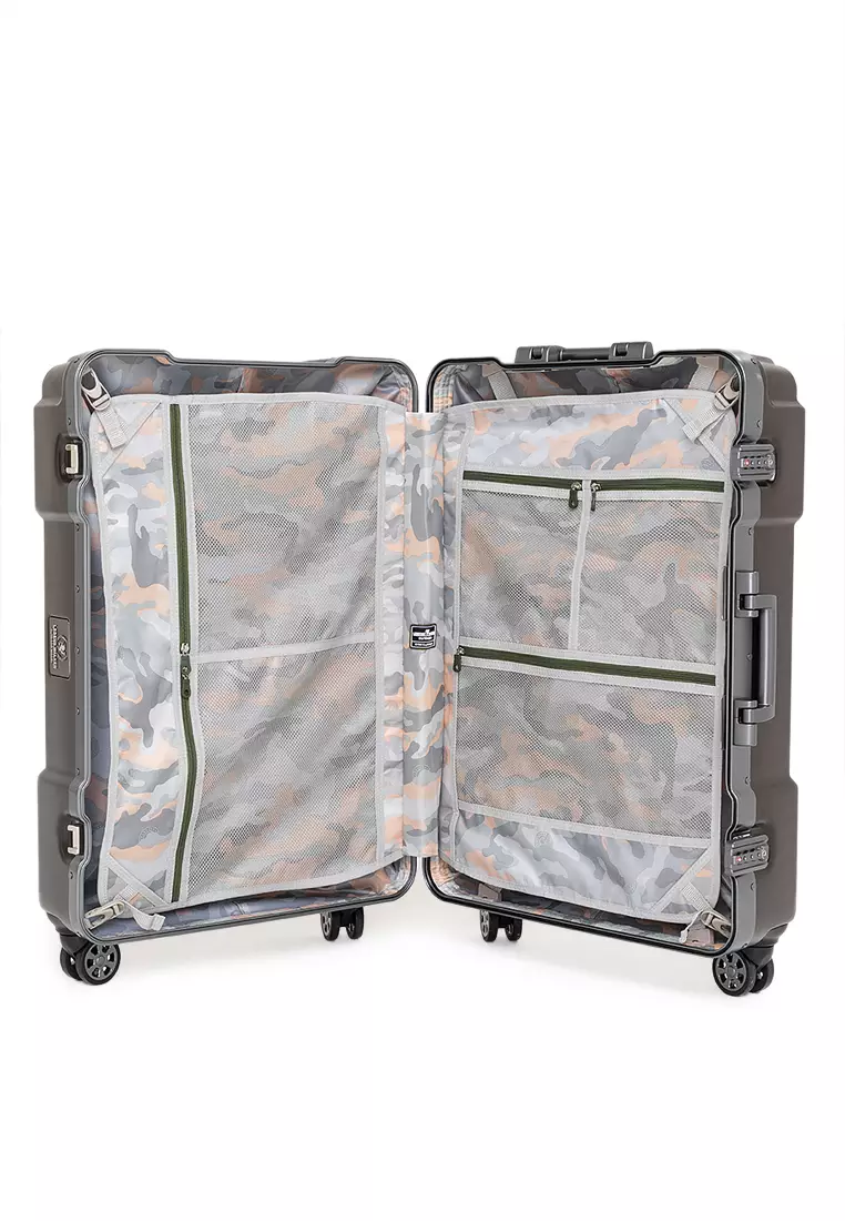 Outdoor 6302-69 Matte Brown (Frame Type) - Large - TSA Luggage