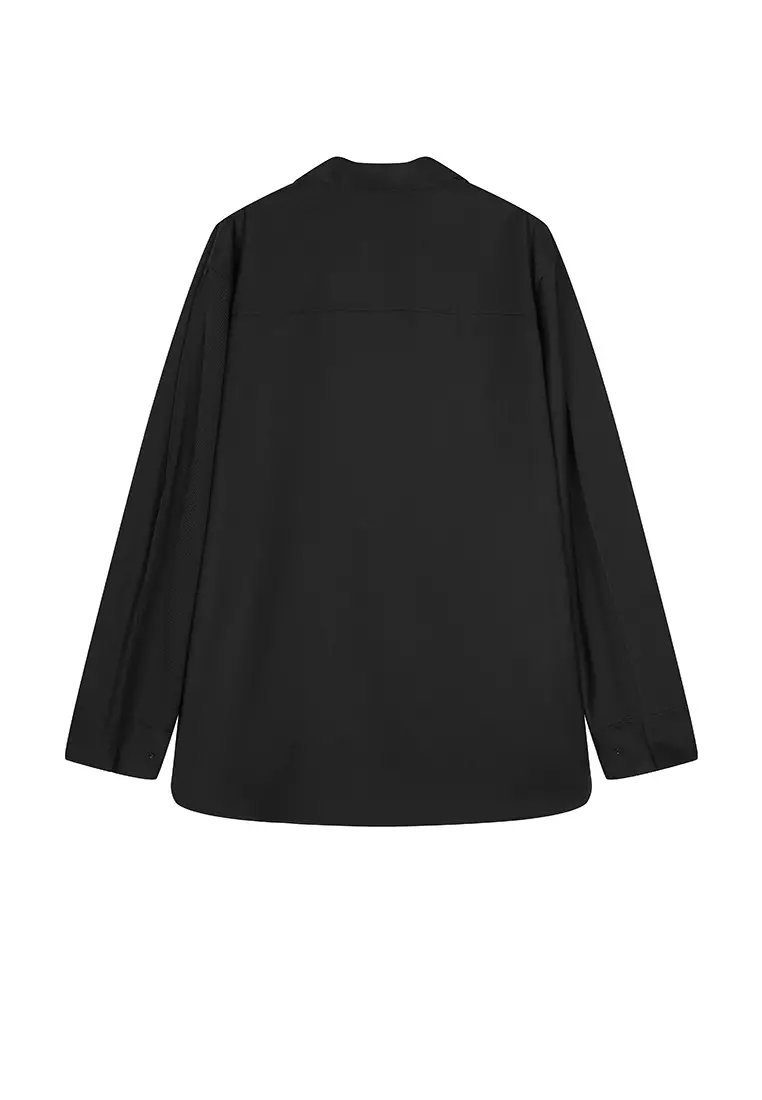 全羊毛宽松长袖TOP