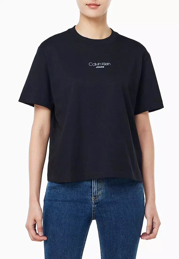 Buy Calvin Klein CKJ T-Shirts Black 2025 Online ZALORA Philippines