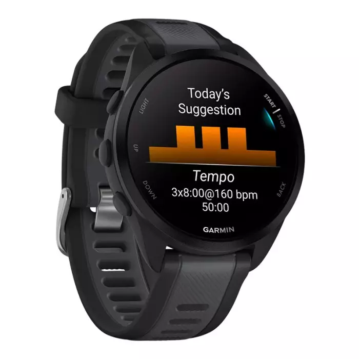 Garmin Forerunner 165 Karet Full Black