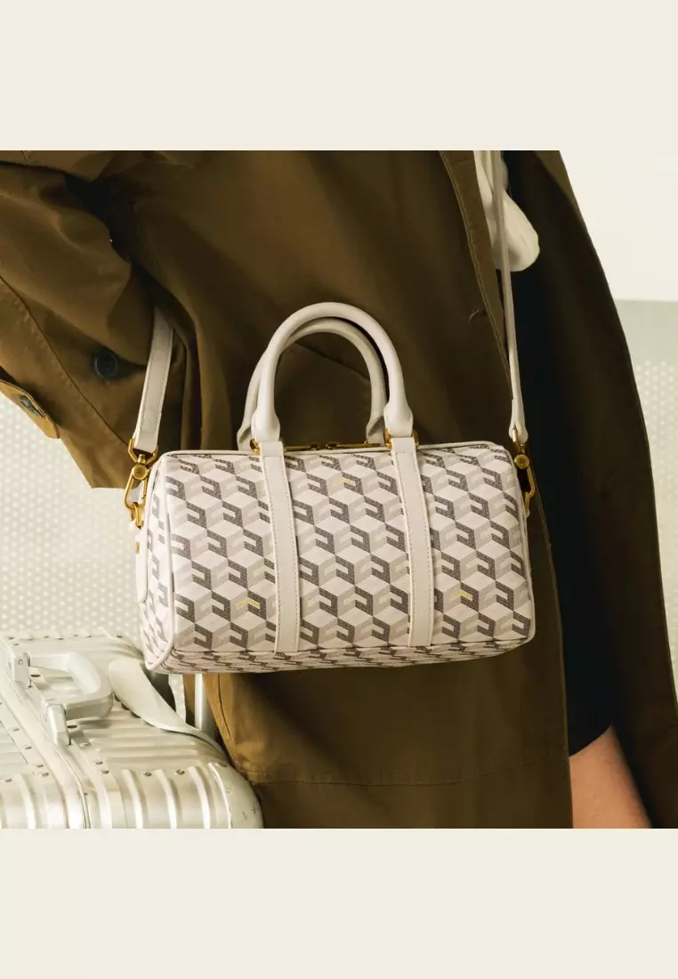 Enzo Mini Duffle Bag White