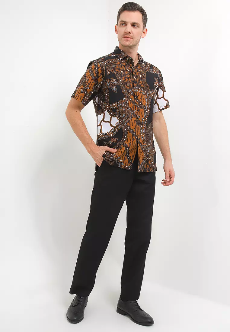 Hem Body Fit Batik Sawat Batu Alam