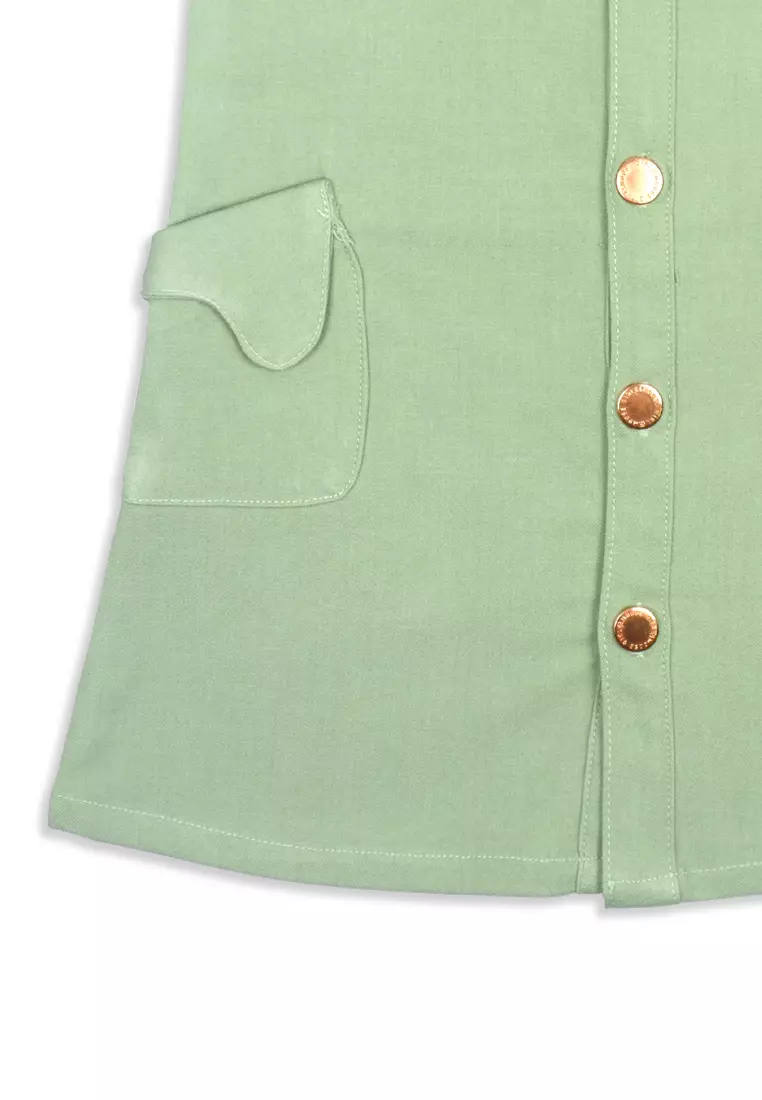 Girls Jumper Dress with Inner Blouse